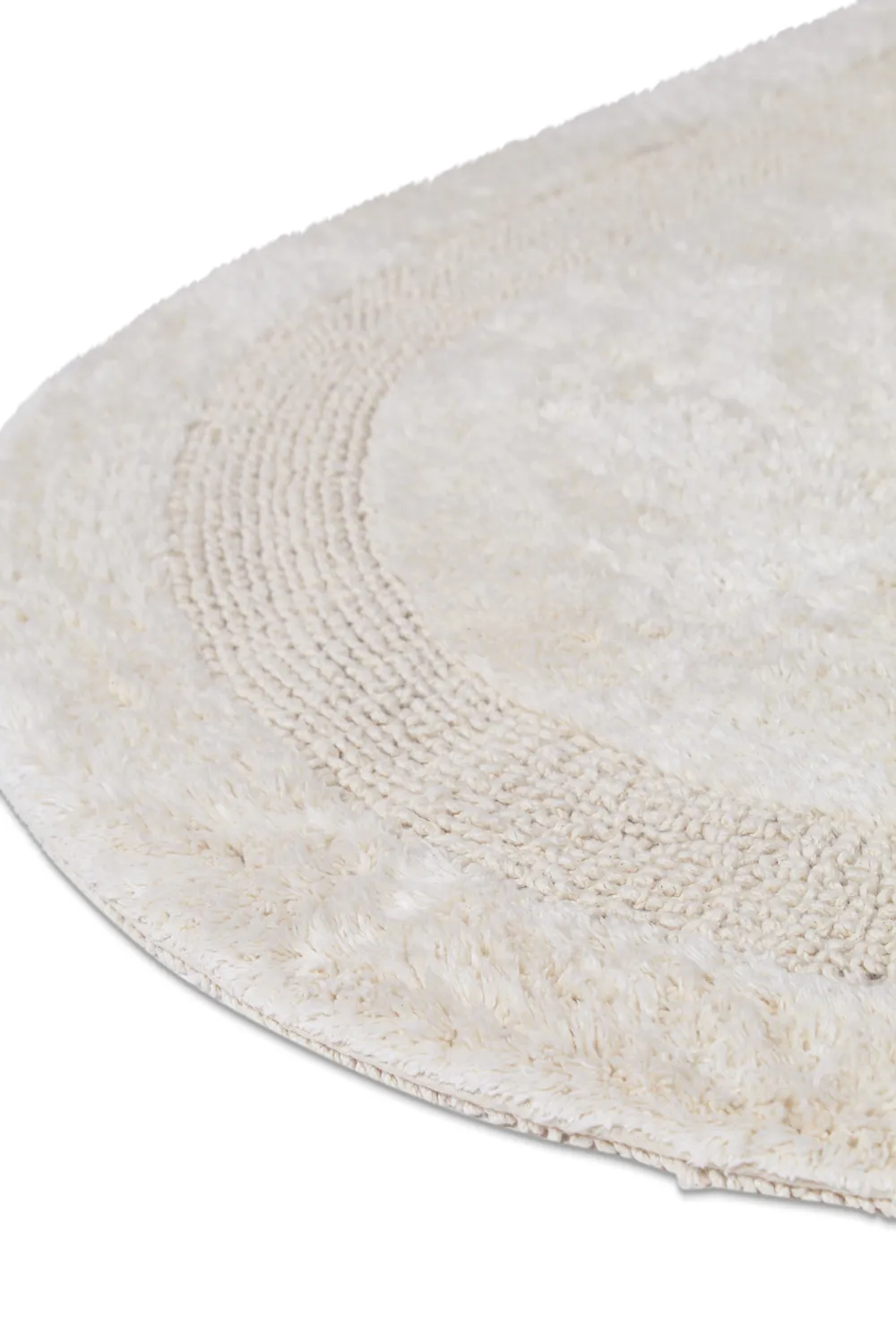 Oval badrumsmatta - Nila (offwhite)