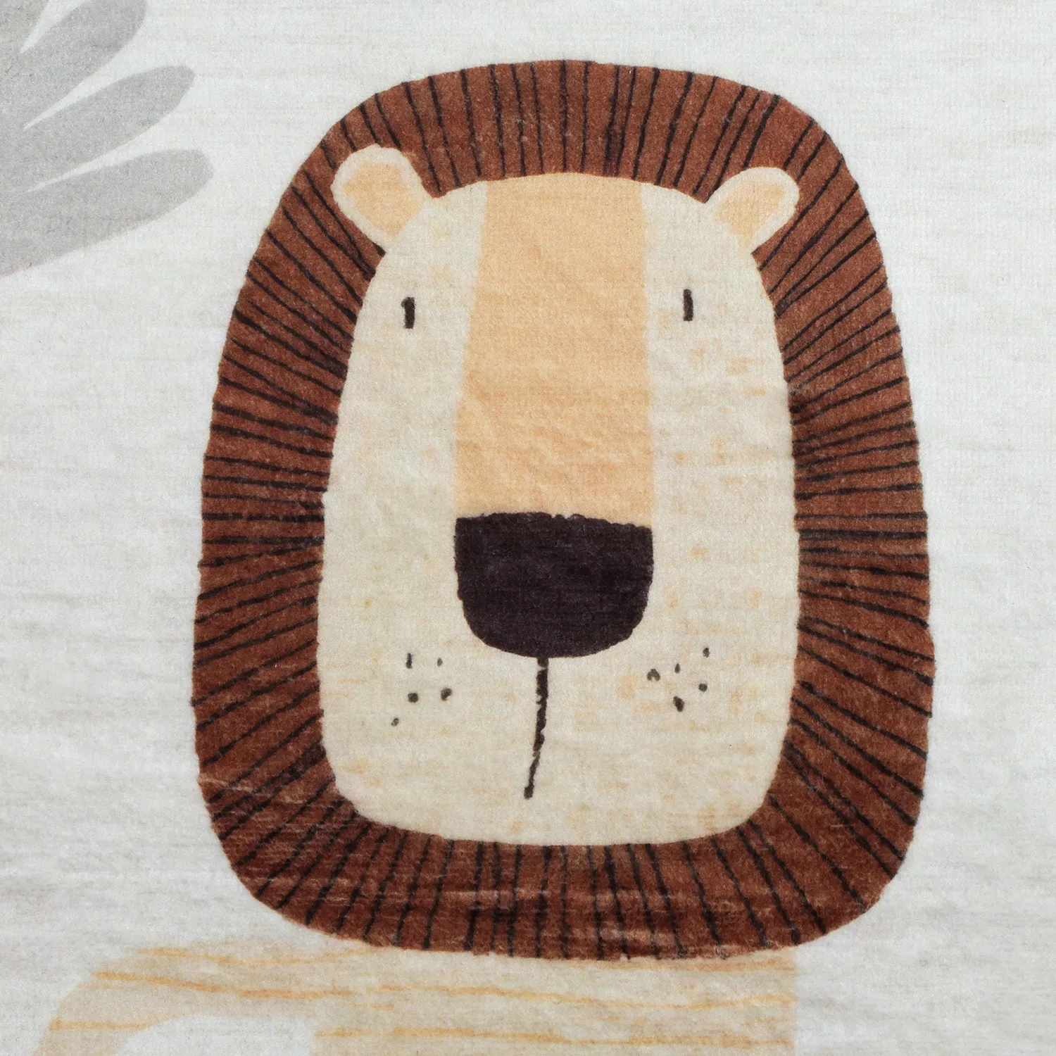 Barnmatta - Lion Friends (beige)