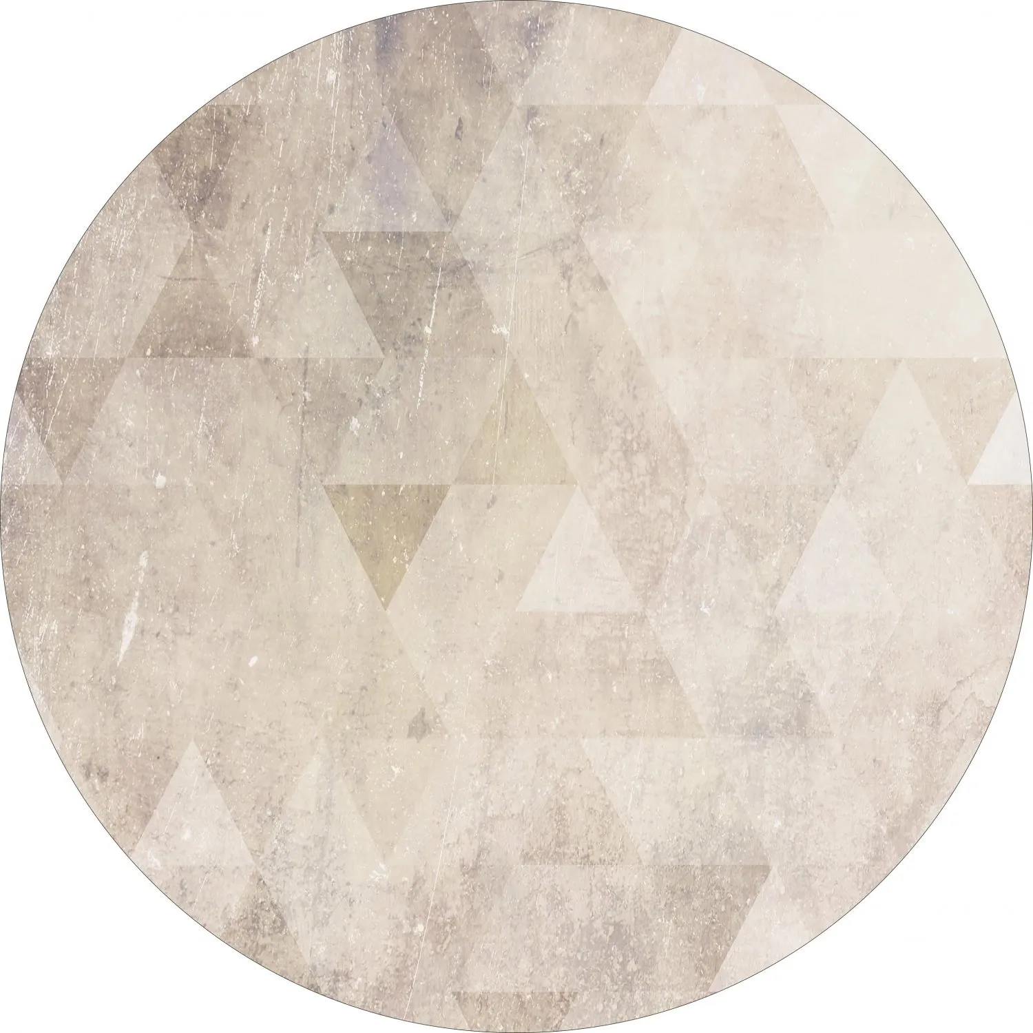 Rund matta - Porto (beige)