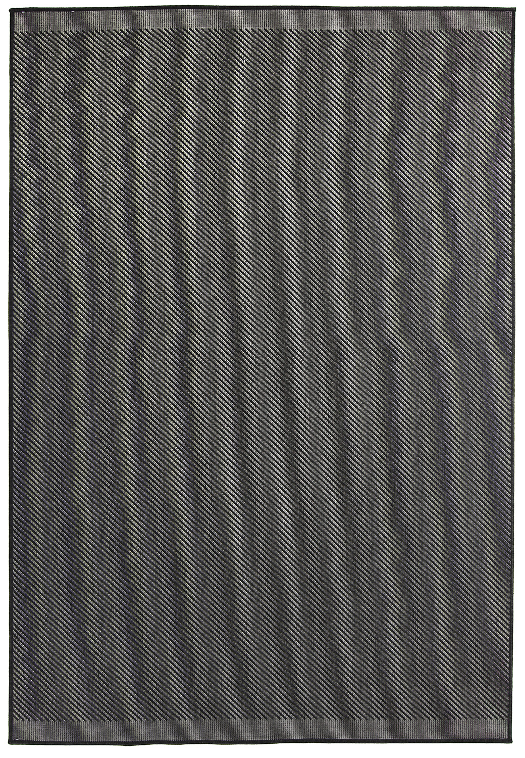 Inomhus- utomhusmatta - Bennett (svart) (Storlek: 200 x 290 cm)