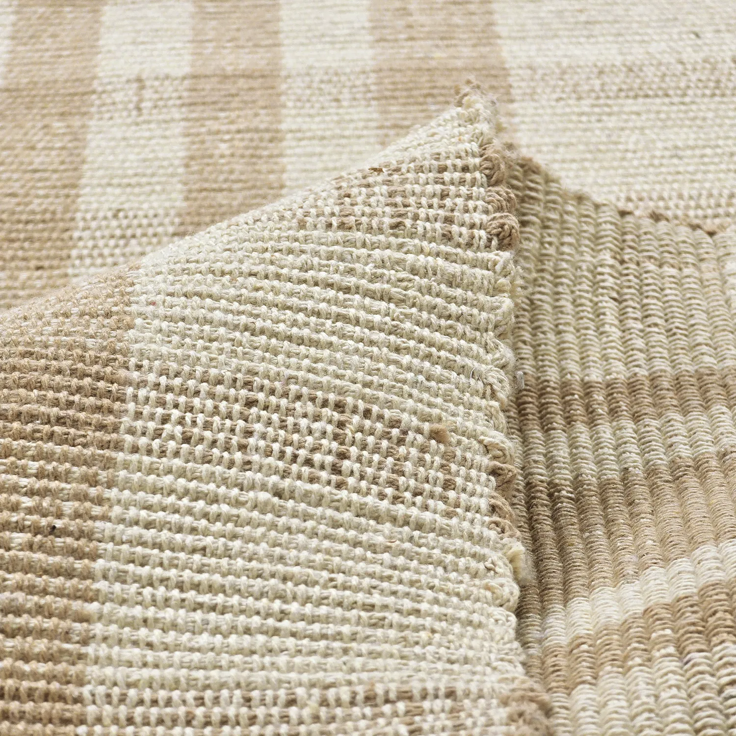 Bomullsmatta - Husvik (beige)