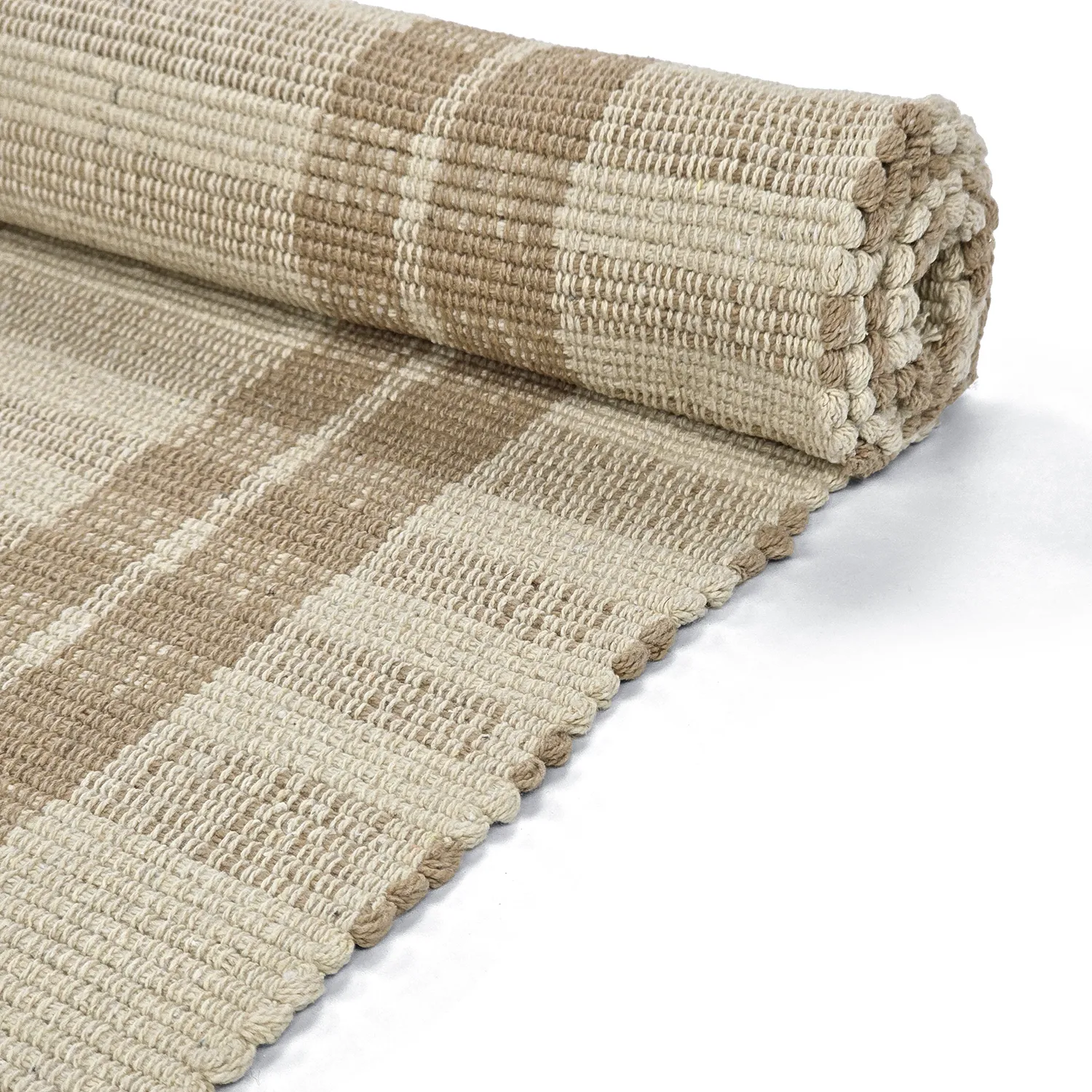 Bomullsmatta - Husvik (beige)