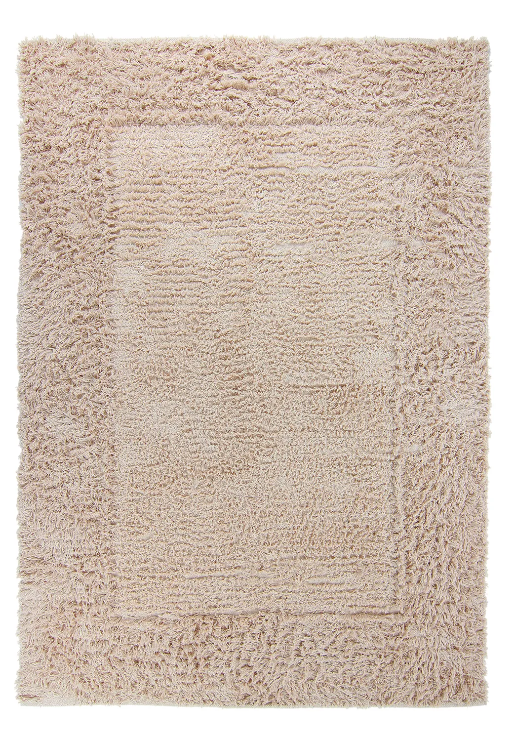 Ryamattor - Aline Natural Cotton Shaggy (beige)
