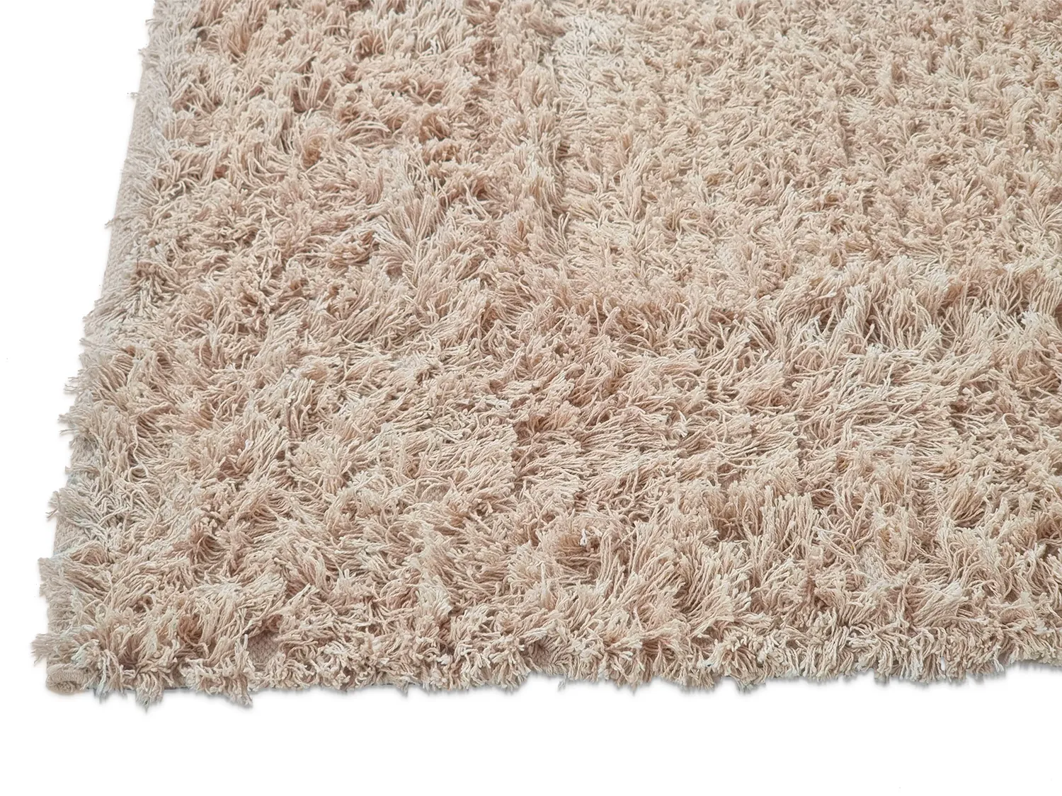 Ryamattor - Aline Natural Cotton Shaggy (beige)