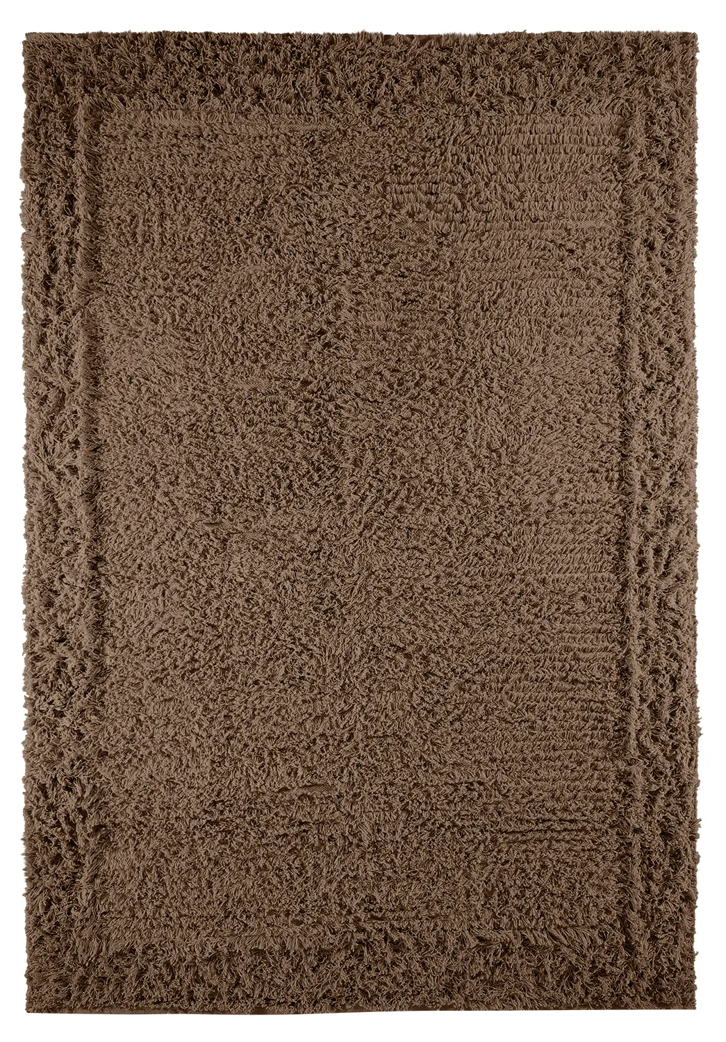 Ryamattor - Bonnie Natural Cotton Shaggy (brun)
