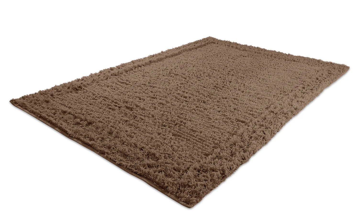 Ryamattor - Bonnie Natural Cotton Shaggy (brun)