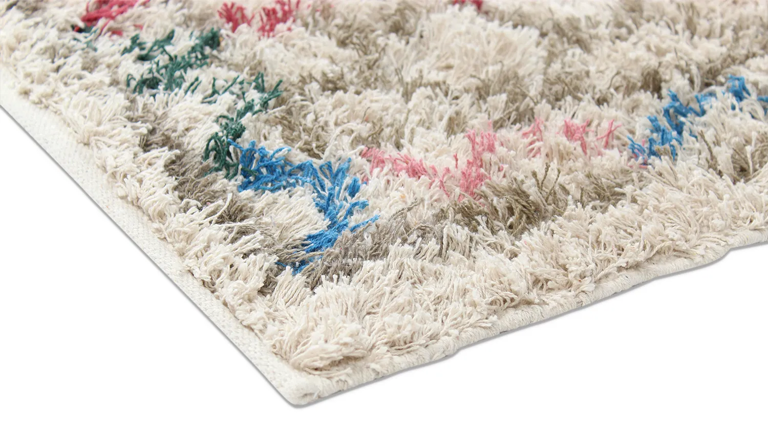 Ryamattor - Calder Natural Cotton Shaggy (multi)