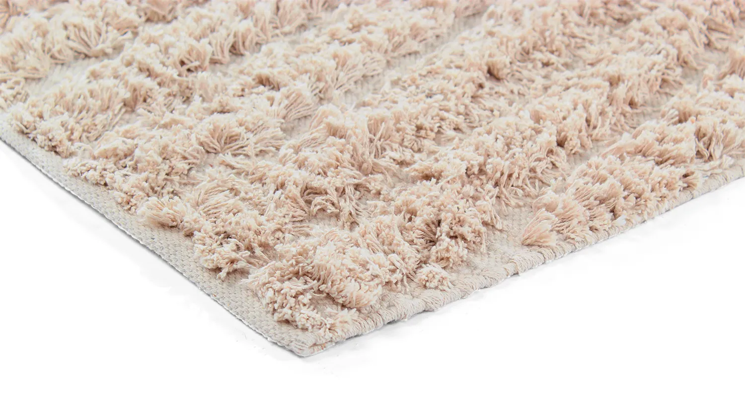 Ryamattor - Indra Natural Cotton Shaggy (beige)