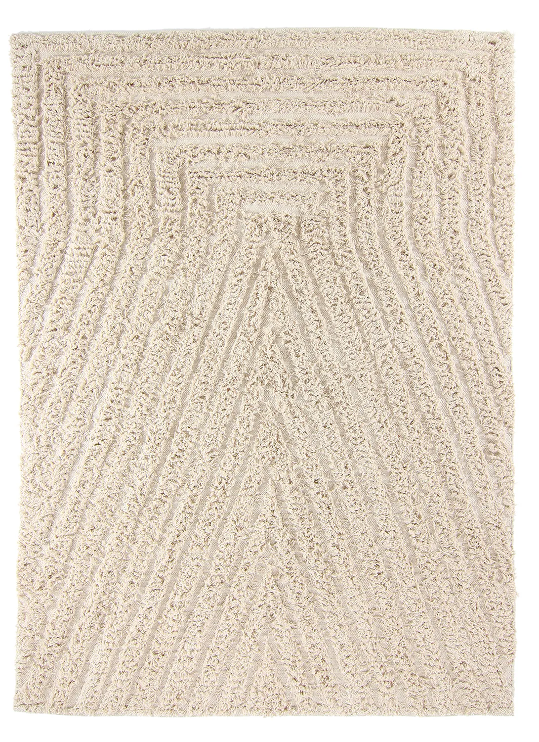 Ryamattor - Kendra Natural Cotton Shaggy (natur)