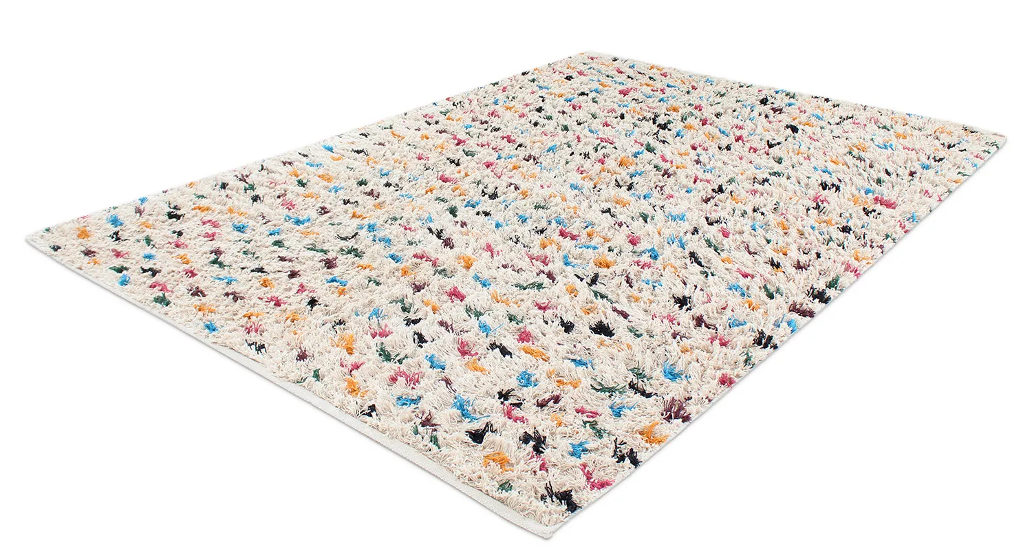 Ryamattor - Litton Natural Cotton Shaggy (beige/multi)