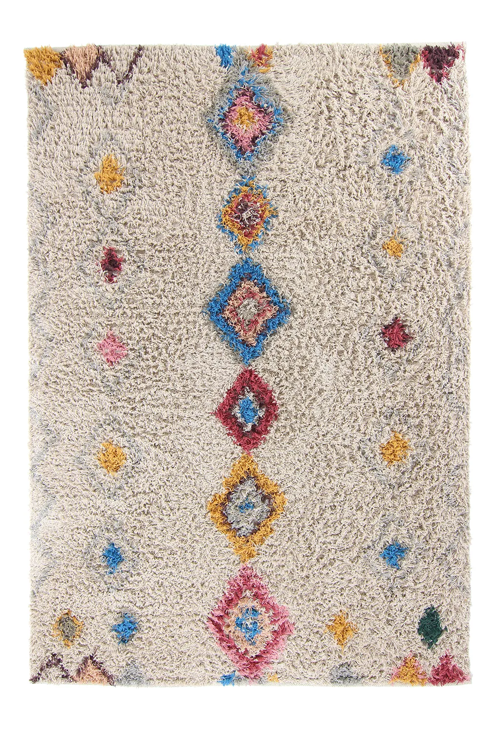 Ryamattor - Marden Natural Cotton Shaggy (beige/multi)