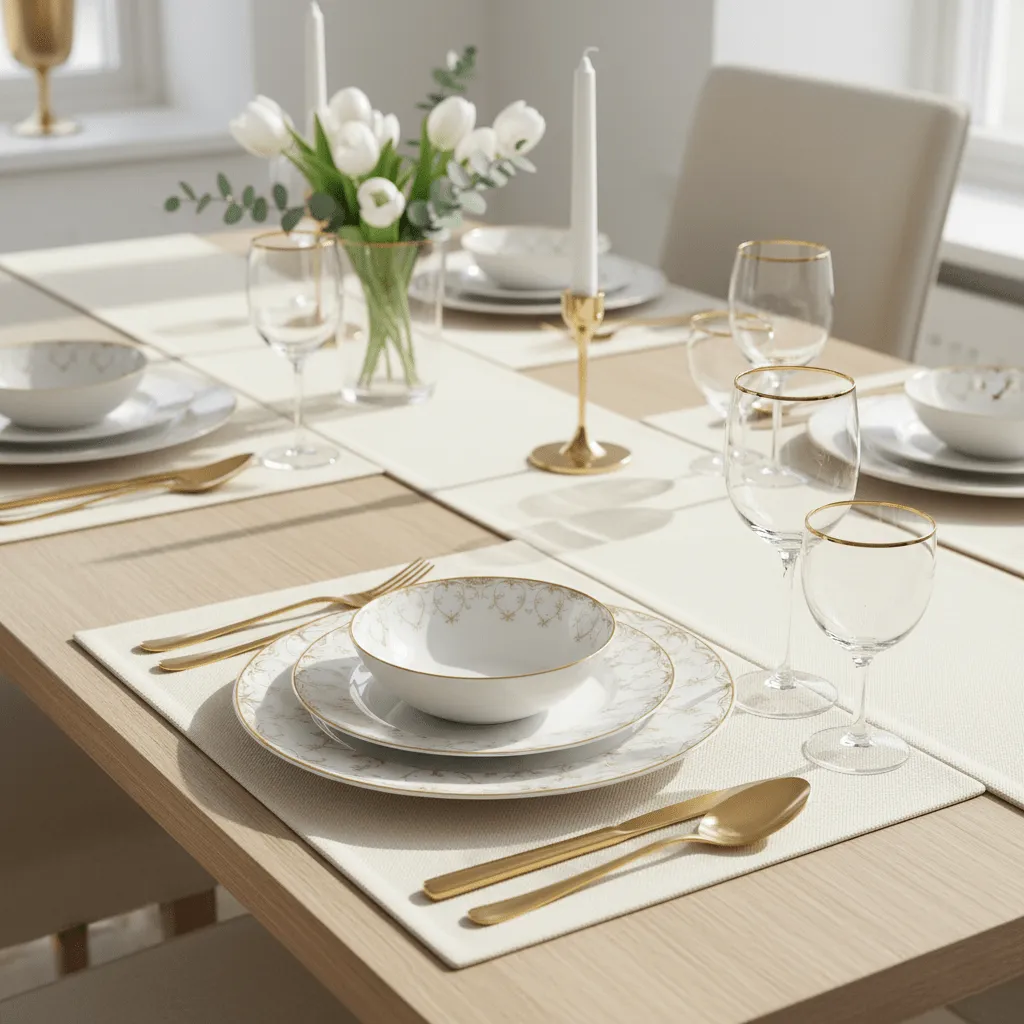Bordstablett - 2-pack Niva (beige)