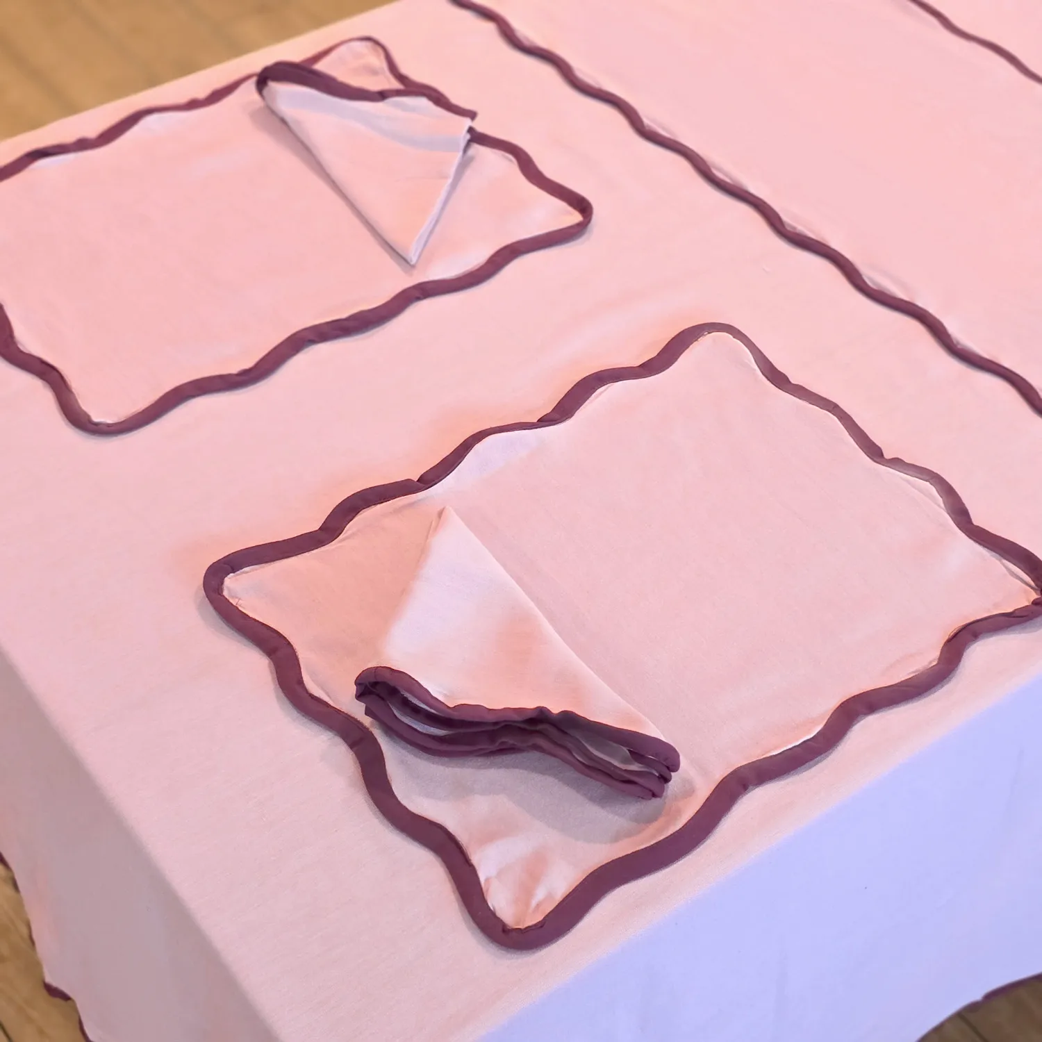 Bordstablett - 2-pack Yrsa (rosa)