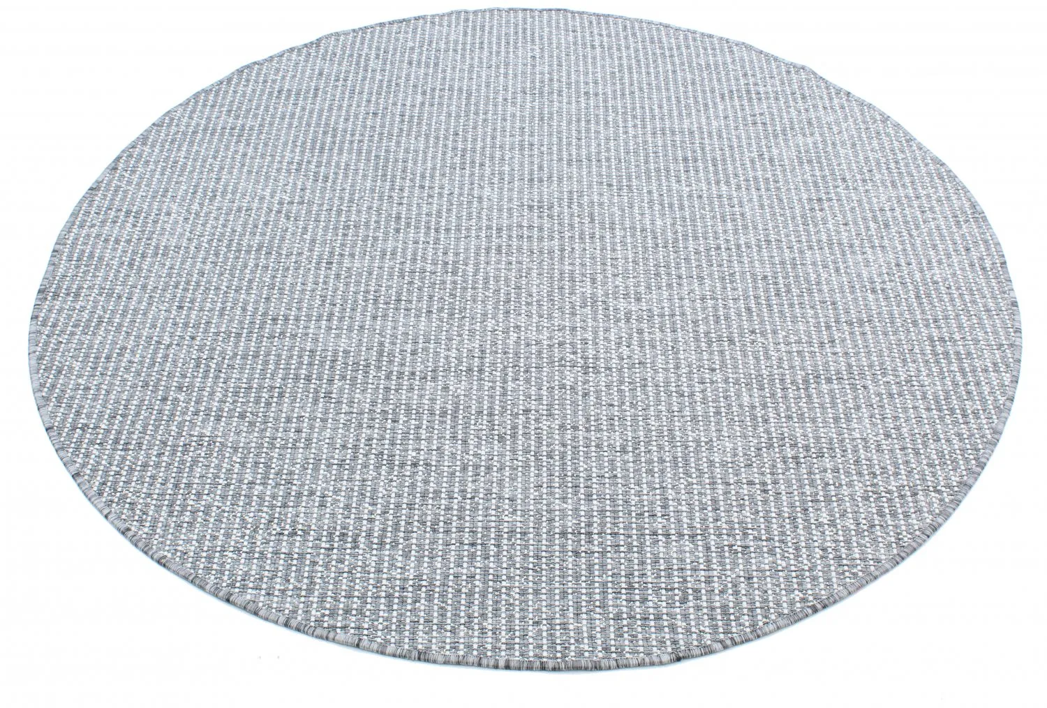 Rund matta - Bergen (silver)