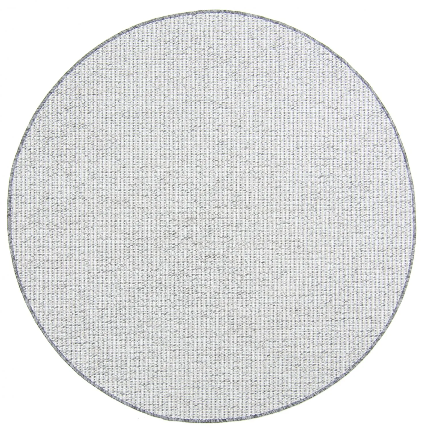 Rund matta - Bergen (silver)