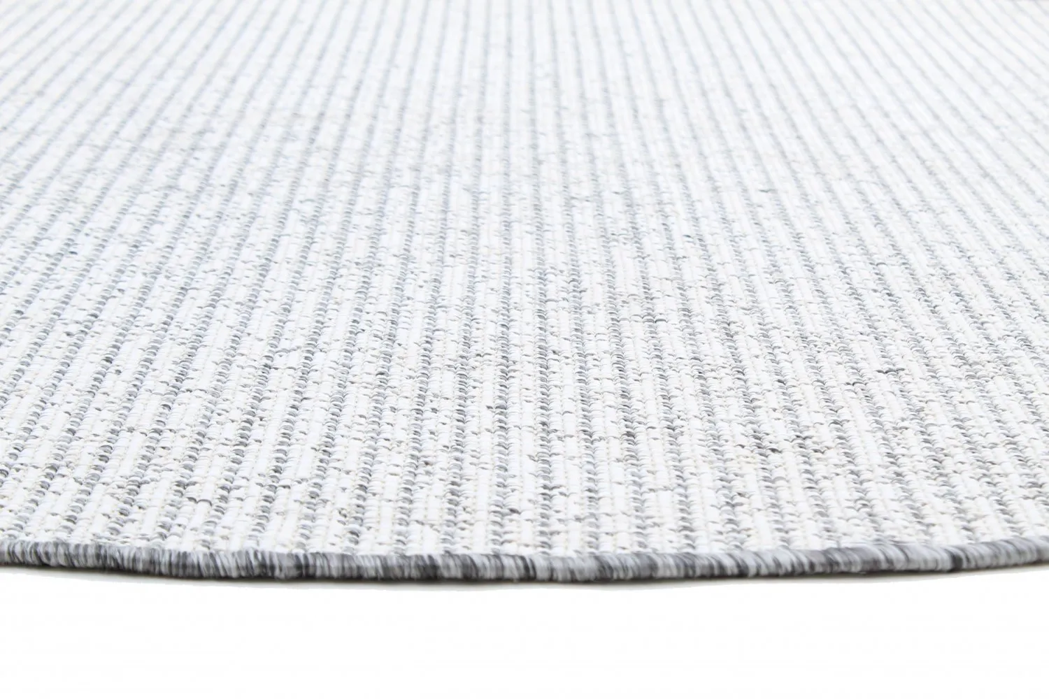 Rund matta - Bergen (silver)