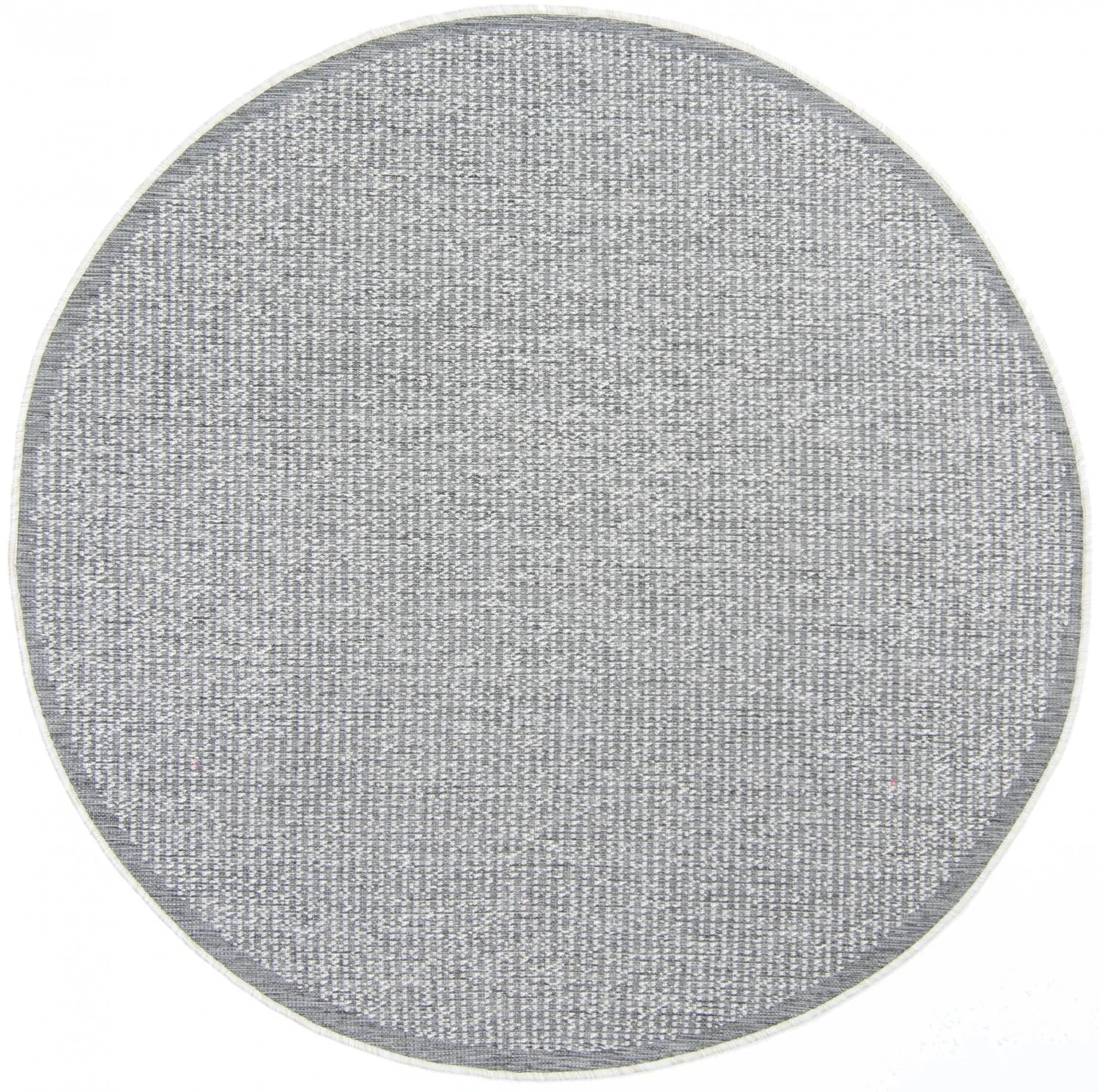 Rund matta - Tromsø (silver)