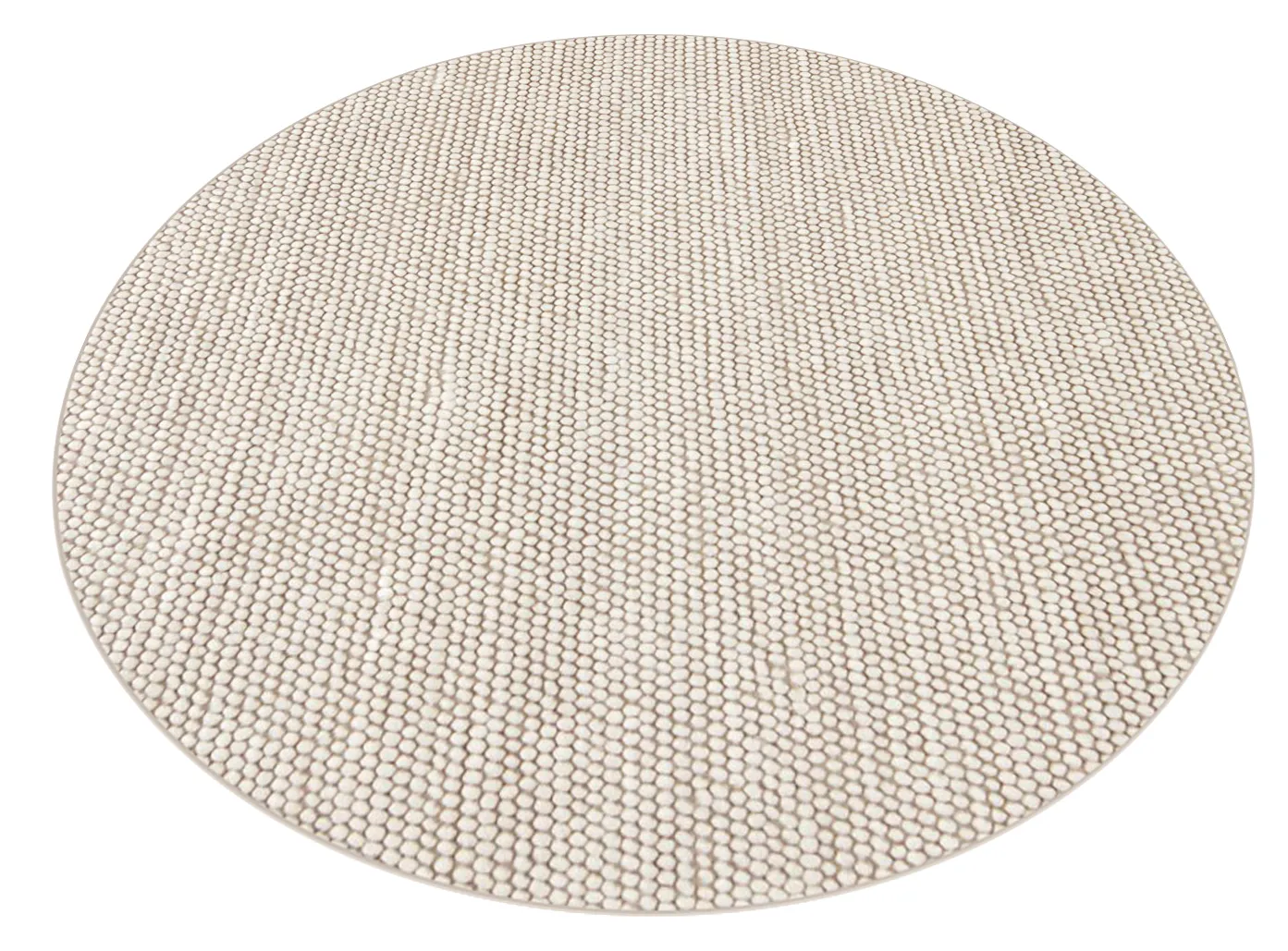 Rund matta - Avafors Wool Bubble (beige)