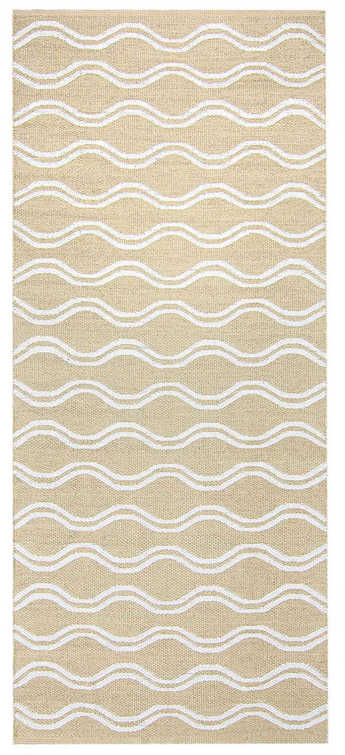 Plastmattor - Camden (beige/vit)