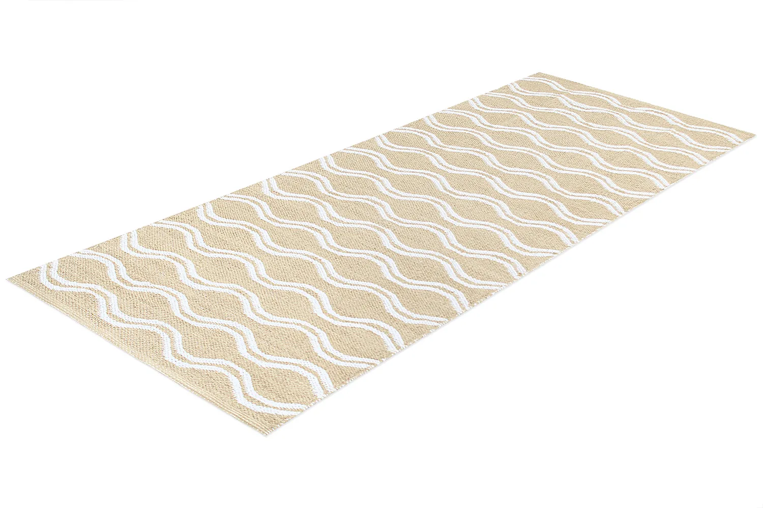 Plastmattor - Camden (beige/vit)