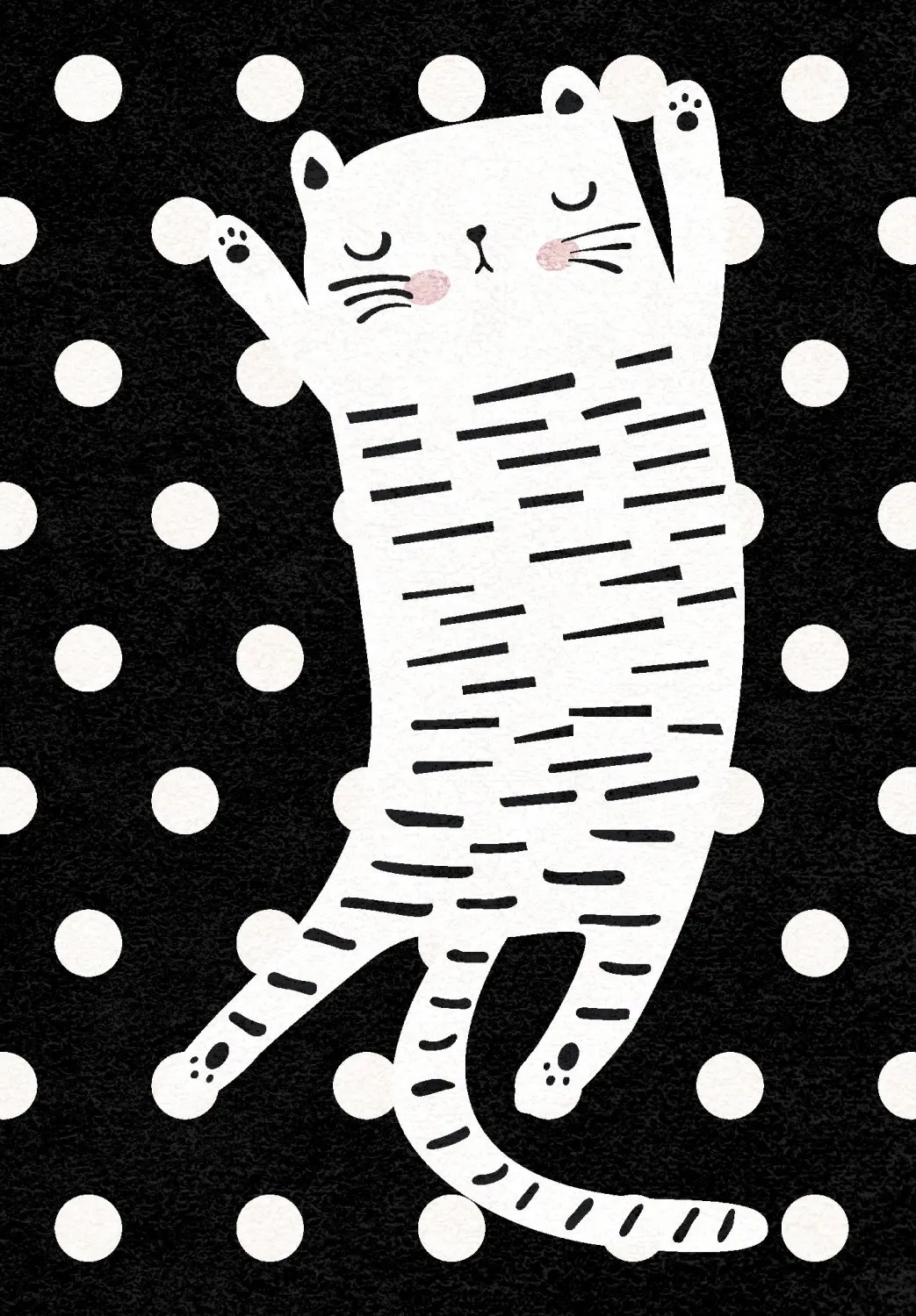 Barnmatta - Sleepy Kitten (multi)