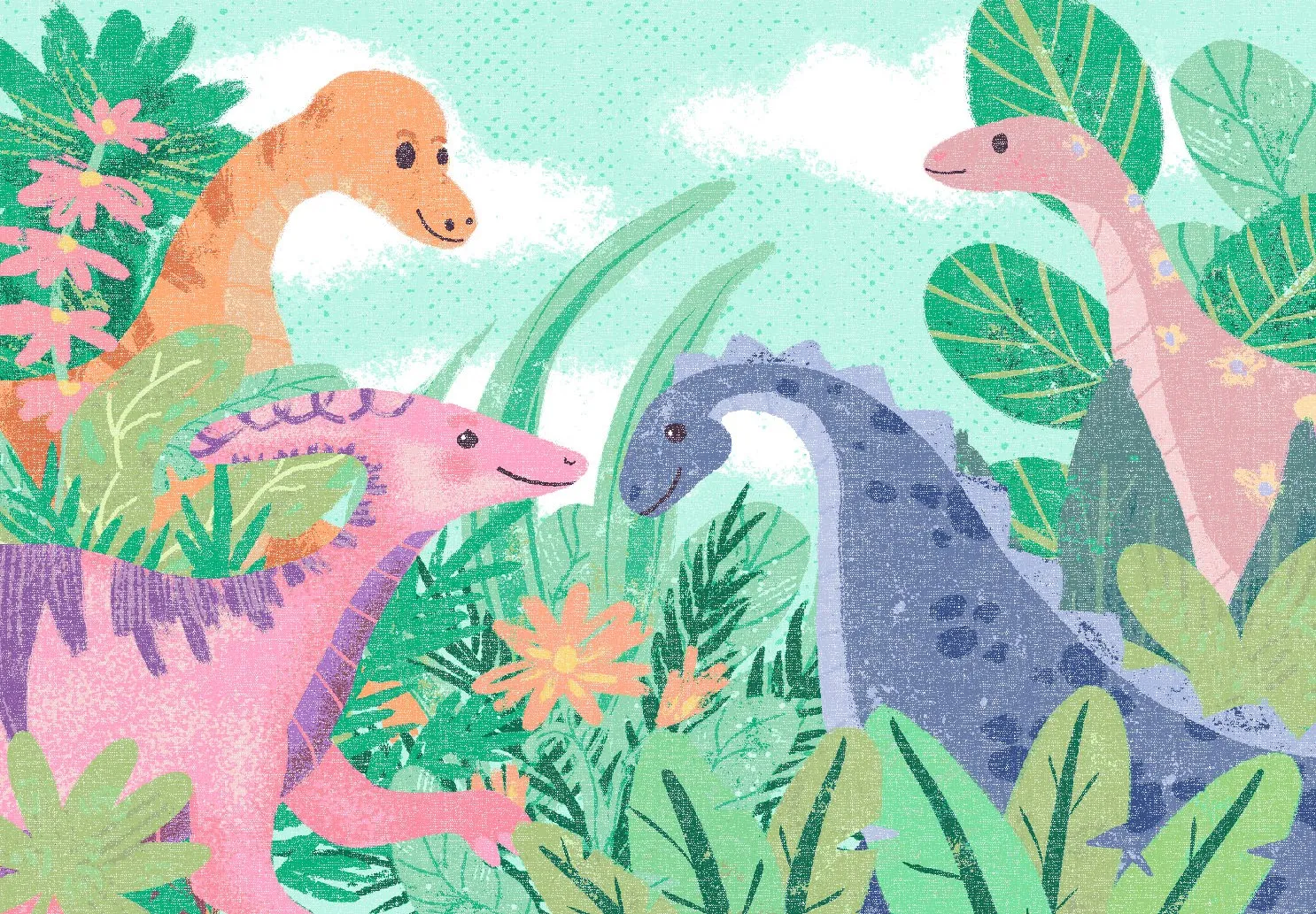 Barnmatta - Dino Friends (multi)