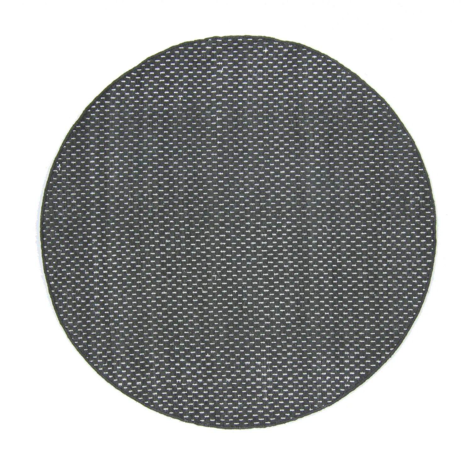 Rund matta - Clovelly (mörkgrå)