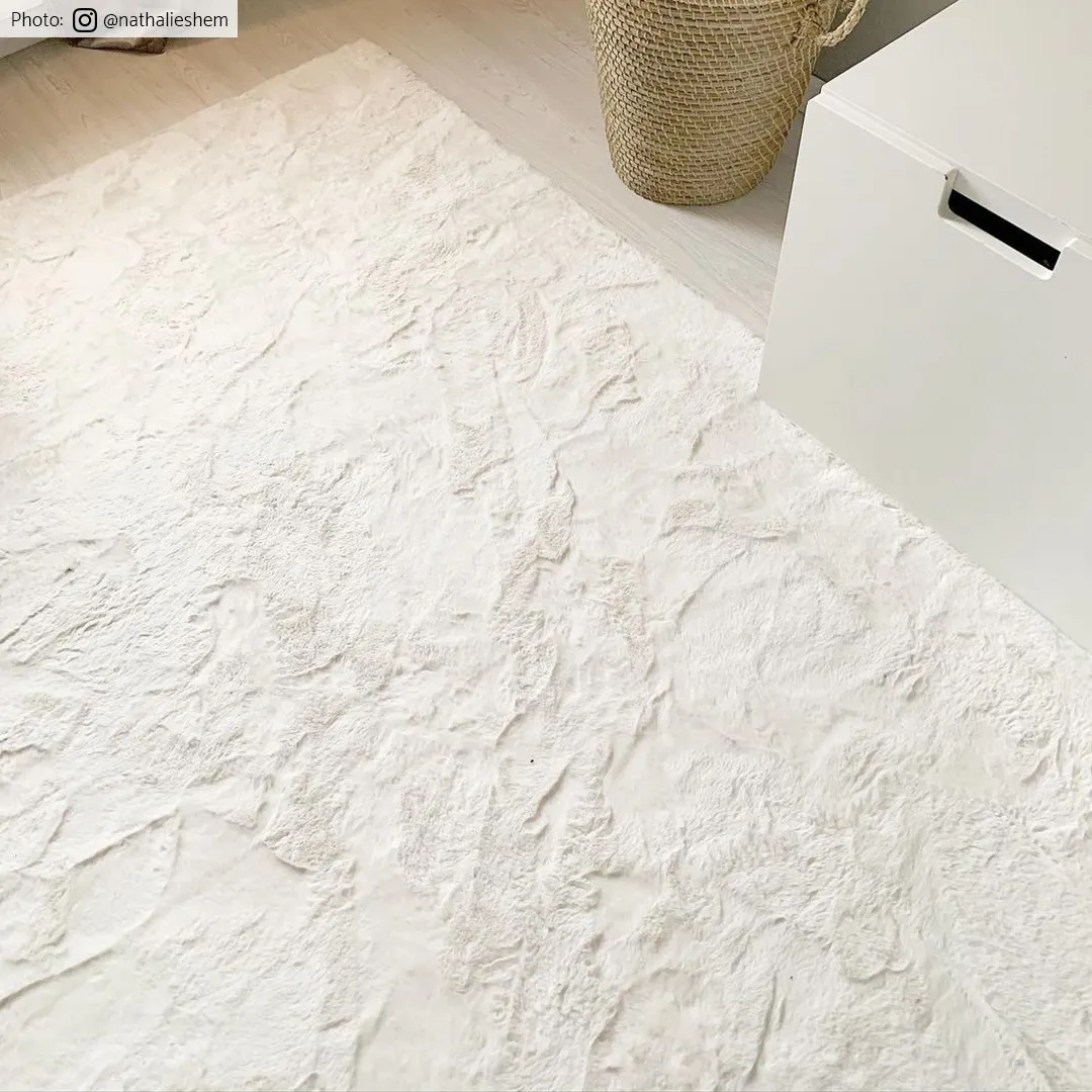 Ryamattor - Aranga Super Soft Fur (vit)