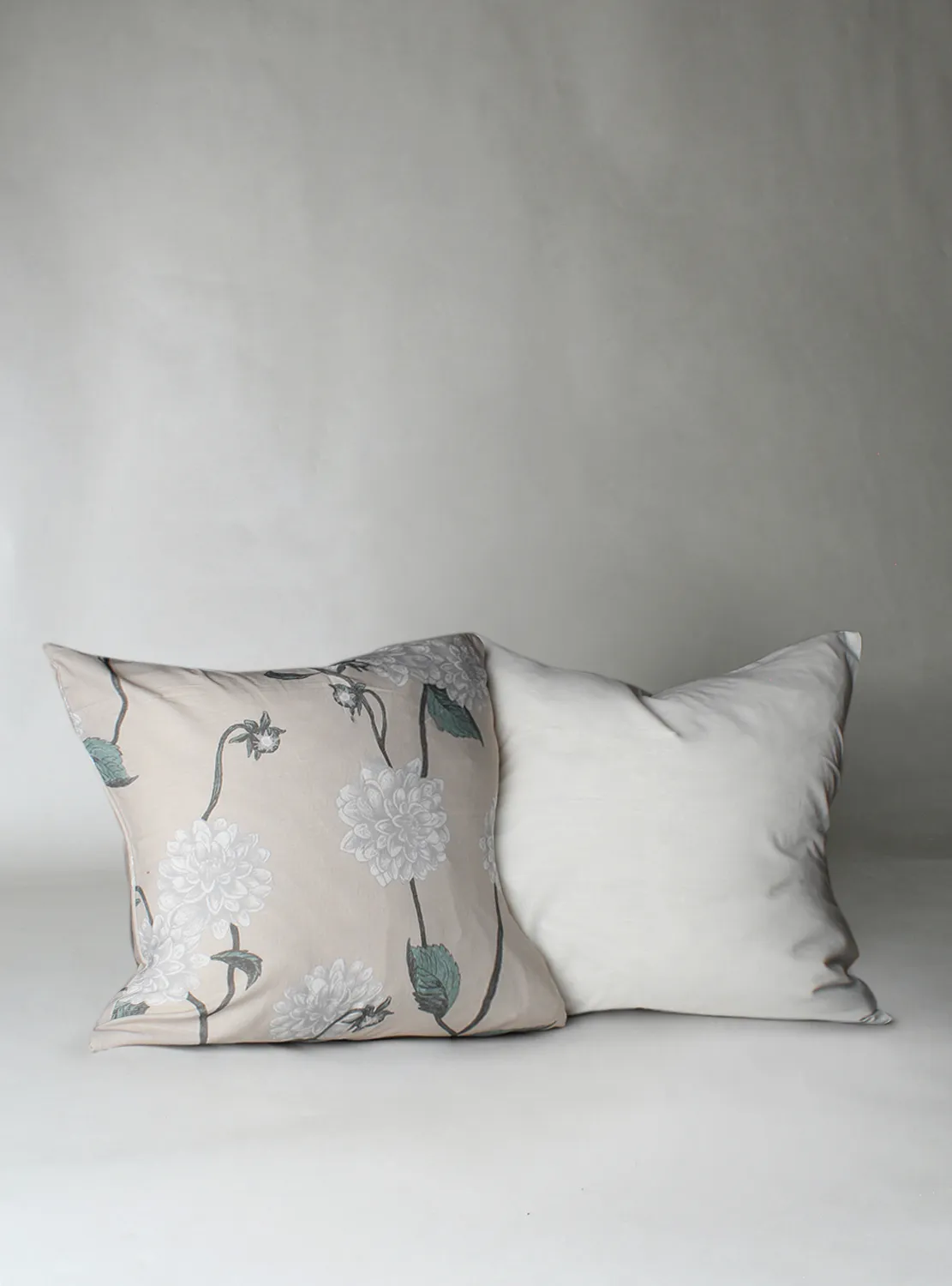 Kuddfodral 2-pack - Alyssa (beige/grå)