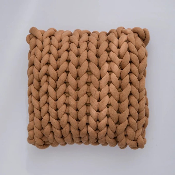 Kuddar - Braid (brun) (Storlek: 40 x 40 cm)