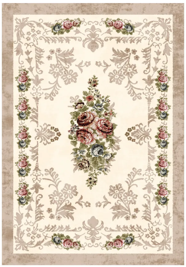 Wiltonmatta - Delpha (beige/multi)
