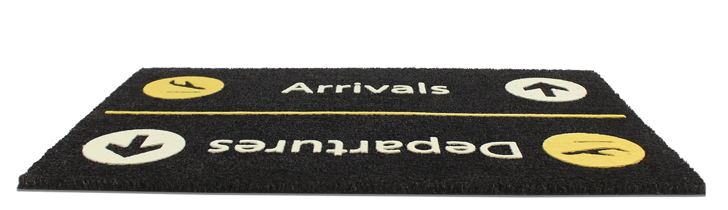 Dörrmatta - Airport (svart)