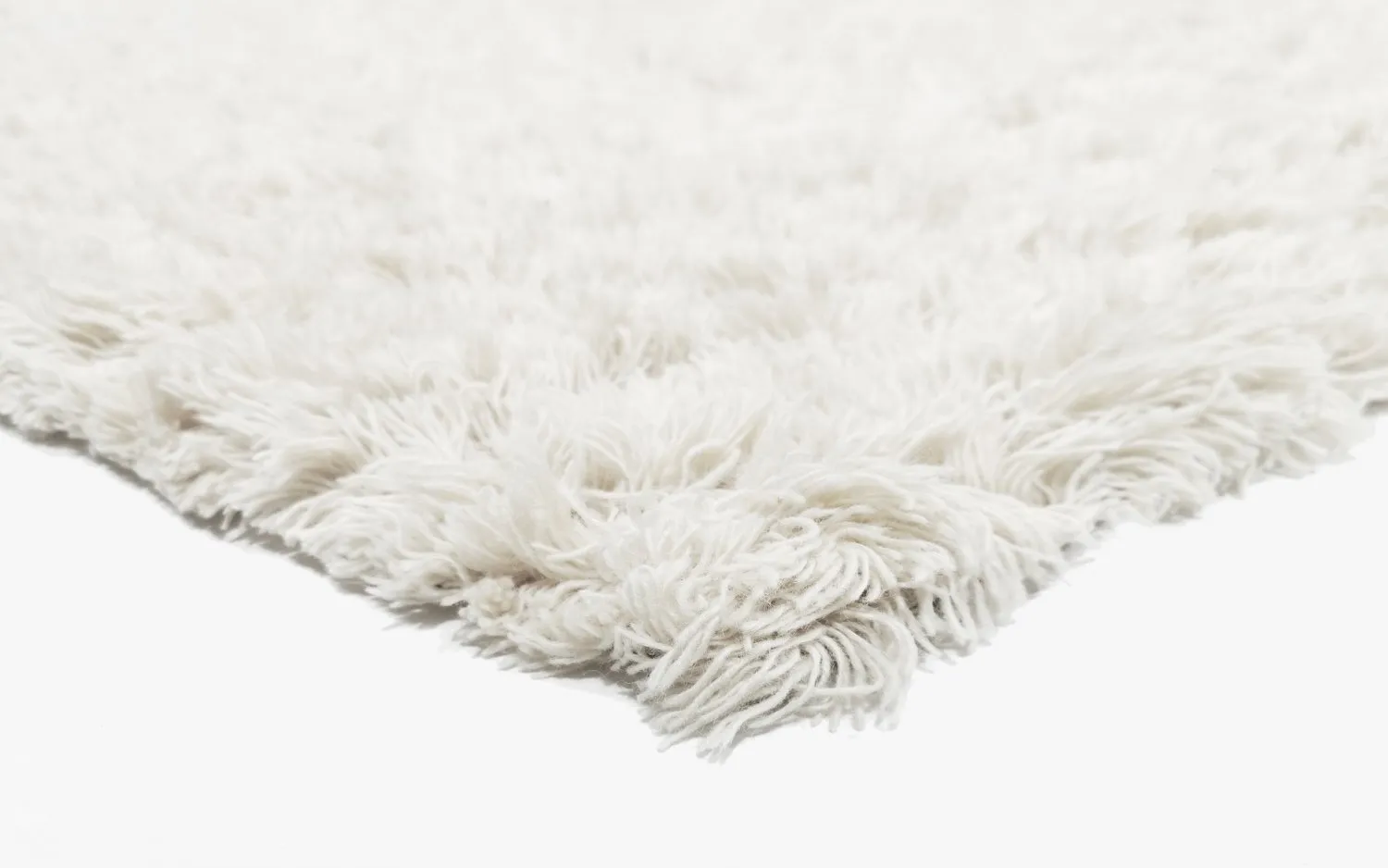 Ullmatta - Aliste Wool Shaggy (snow white)