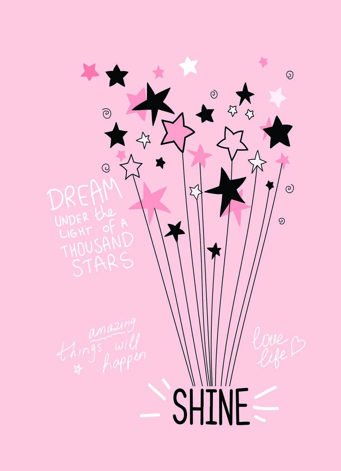 Barnmatta - Starshine (rosa)