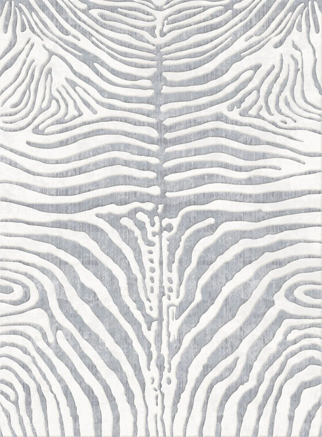 Wiltonmatta - Zebra (grå/vit)