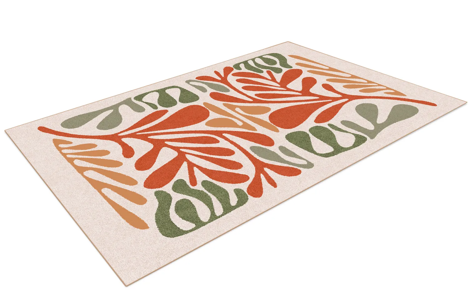 Wiltonmatta - Fern (beige/multi)