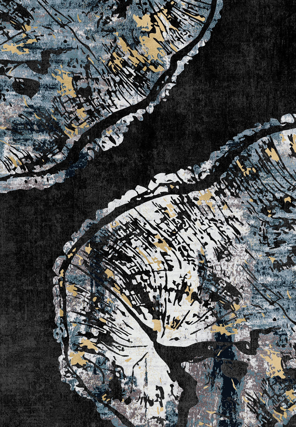 Wiltonmatta - Tamsim (svart/multi) (Storlek: 200 x 280 cm)