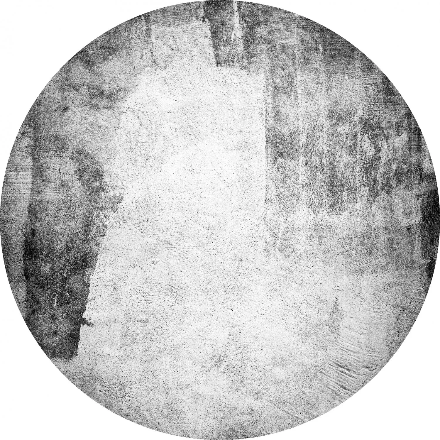 Rund matta - Esperia (grå)