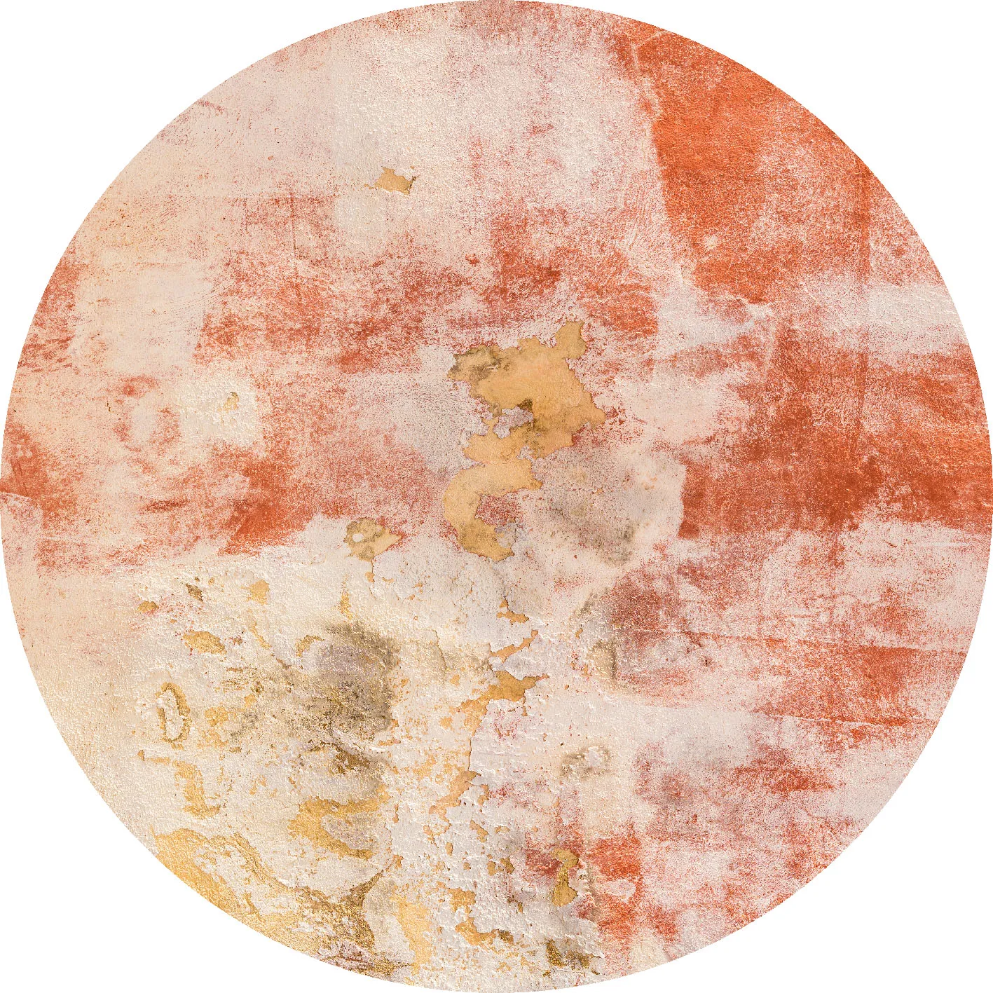 Rund matta - Periana (rosa/multi)