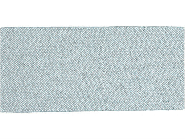 Plast- och garnmattor - Horredsmattan Ella Mix (turkos) (Storlek: 70 x 250 cm)