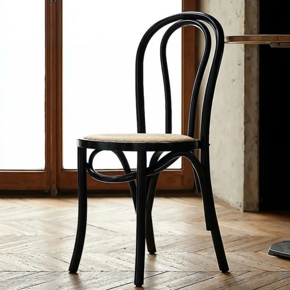 Stol - Bistro (rotting/svart) - 2 st