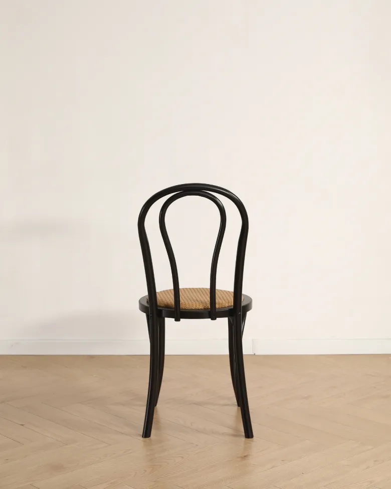 Stol - Bistro (rotting/svart) - 2 st
