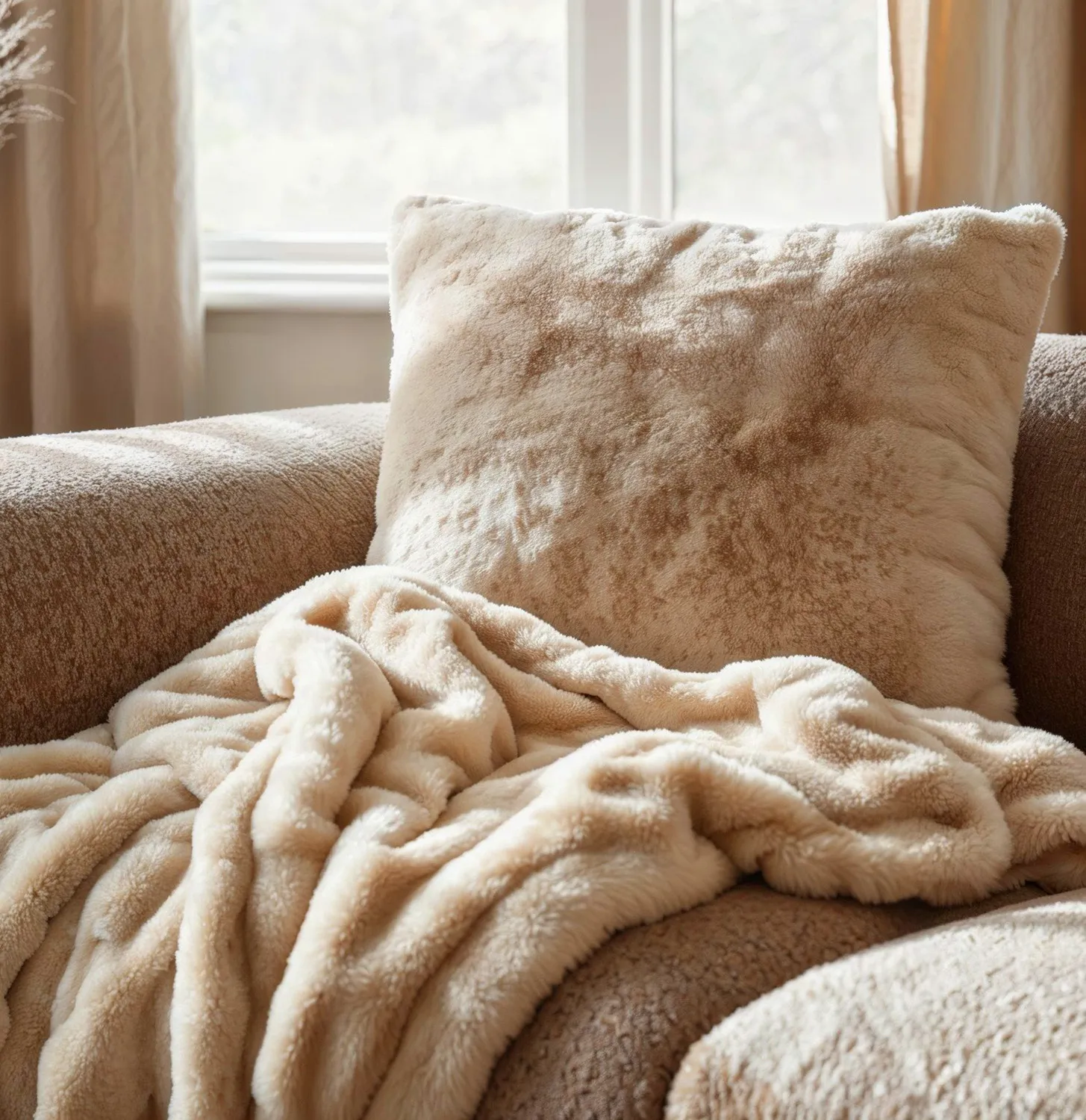 Filtar - Aranga Bubble Throw (beige)