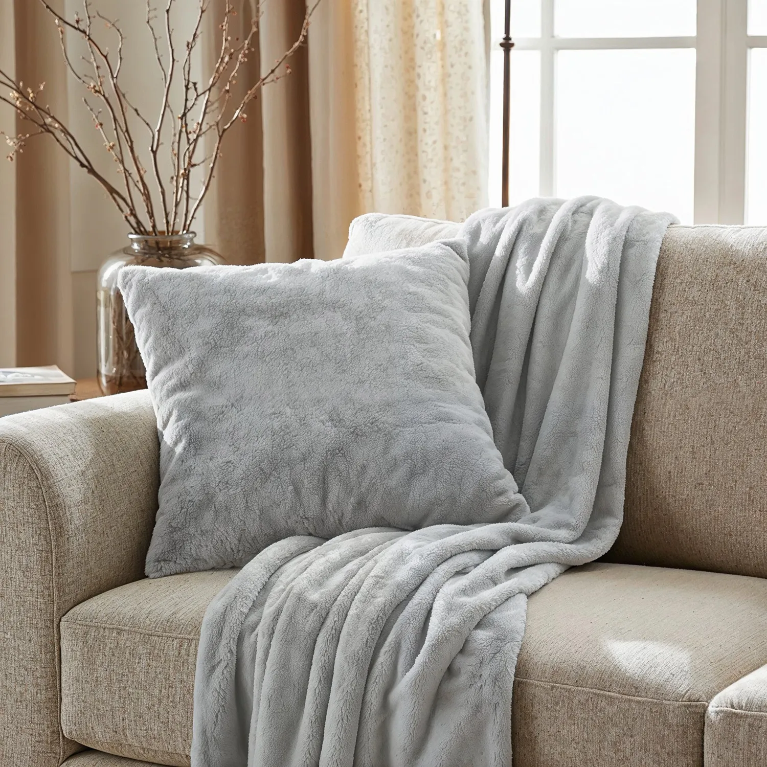 Filtar - Aranga Super Soft Throw (grå)