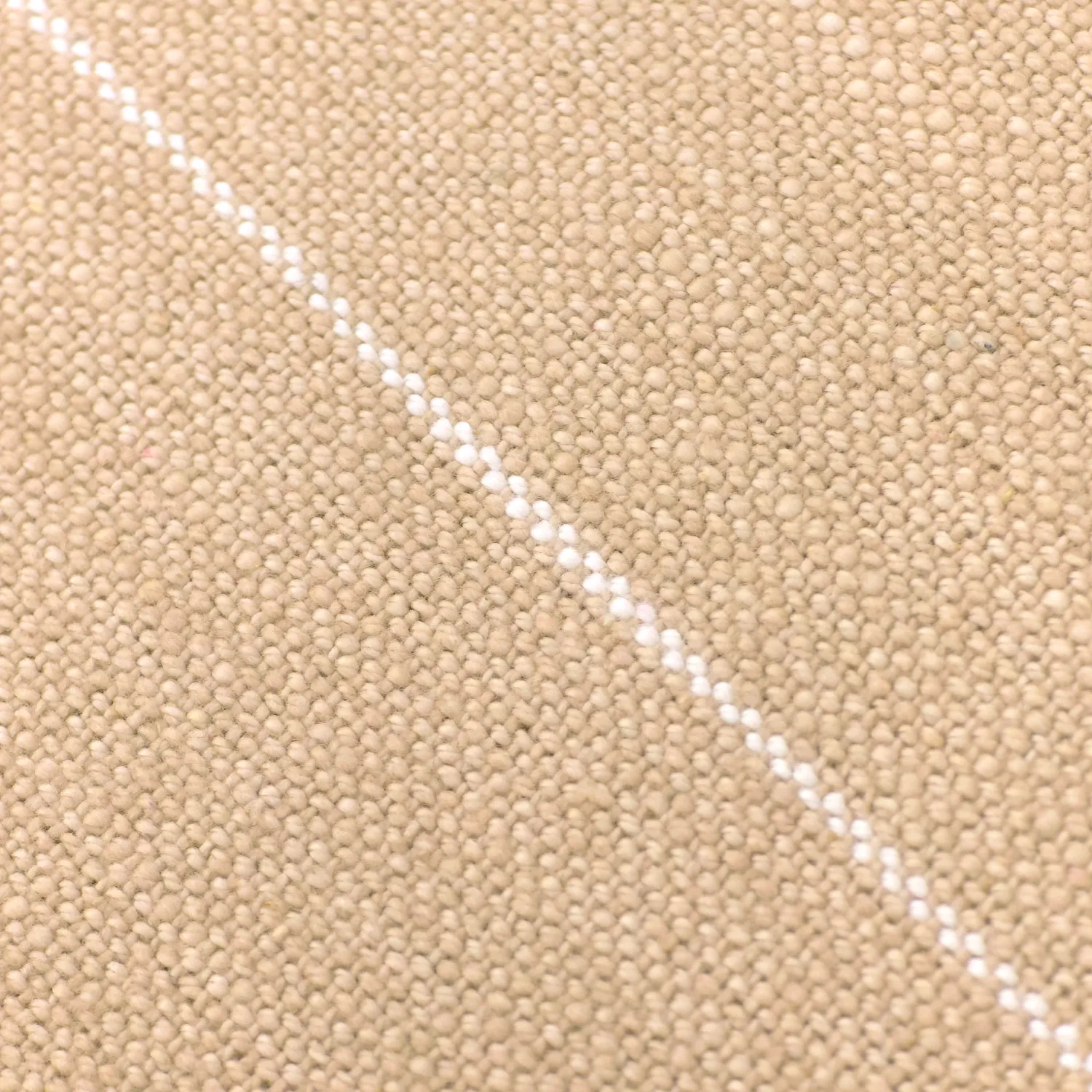 Filtar - Bomullspläd - Martina Stripe (beige/vit)