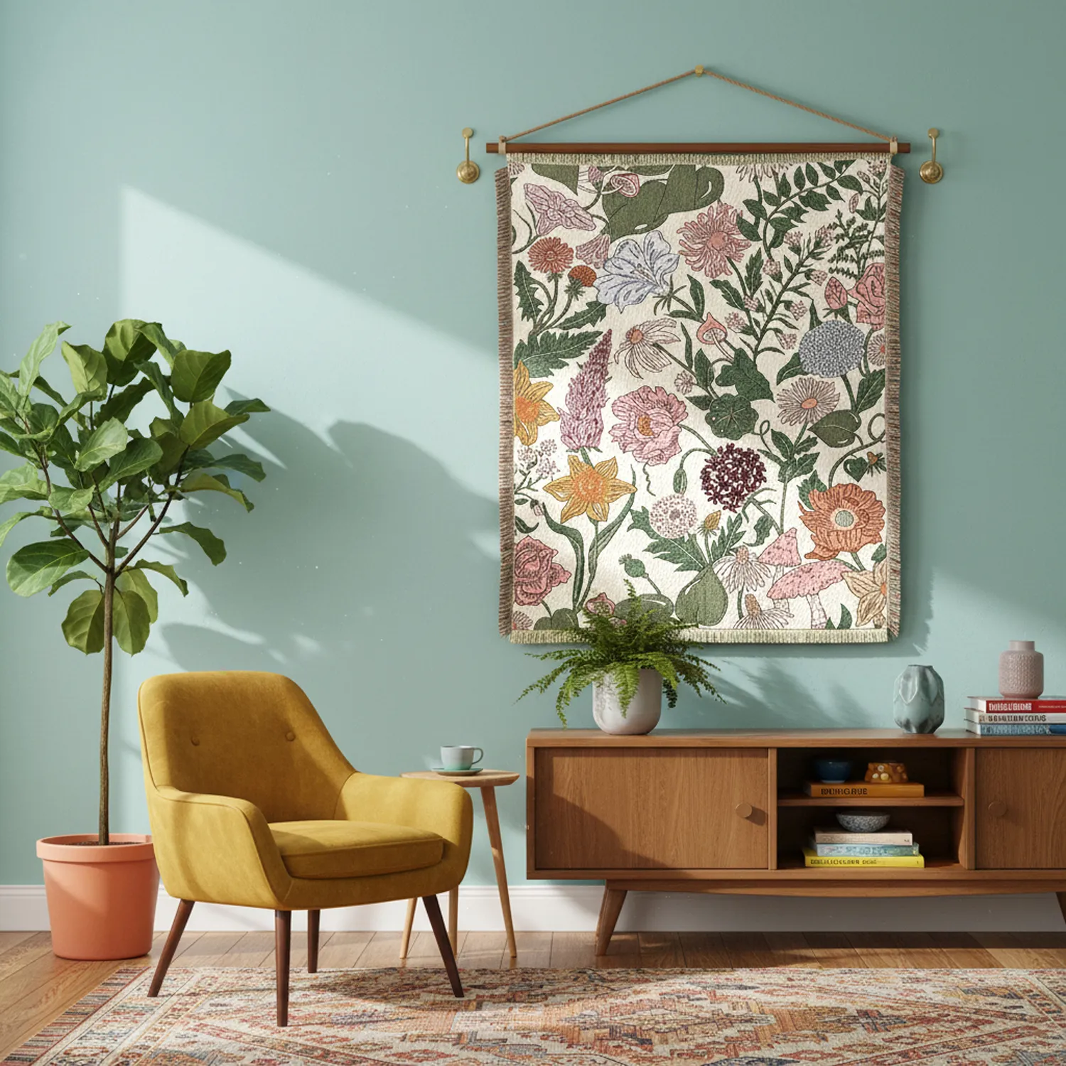 Filtar - Fiori Tapestry Blanket (multi)