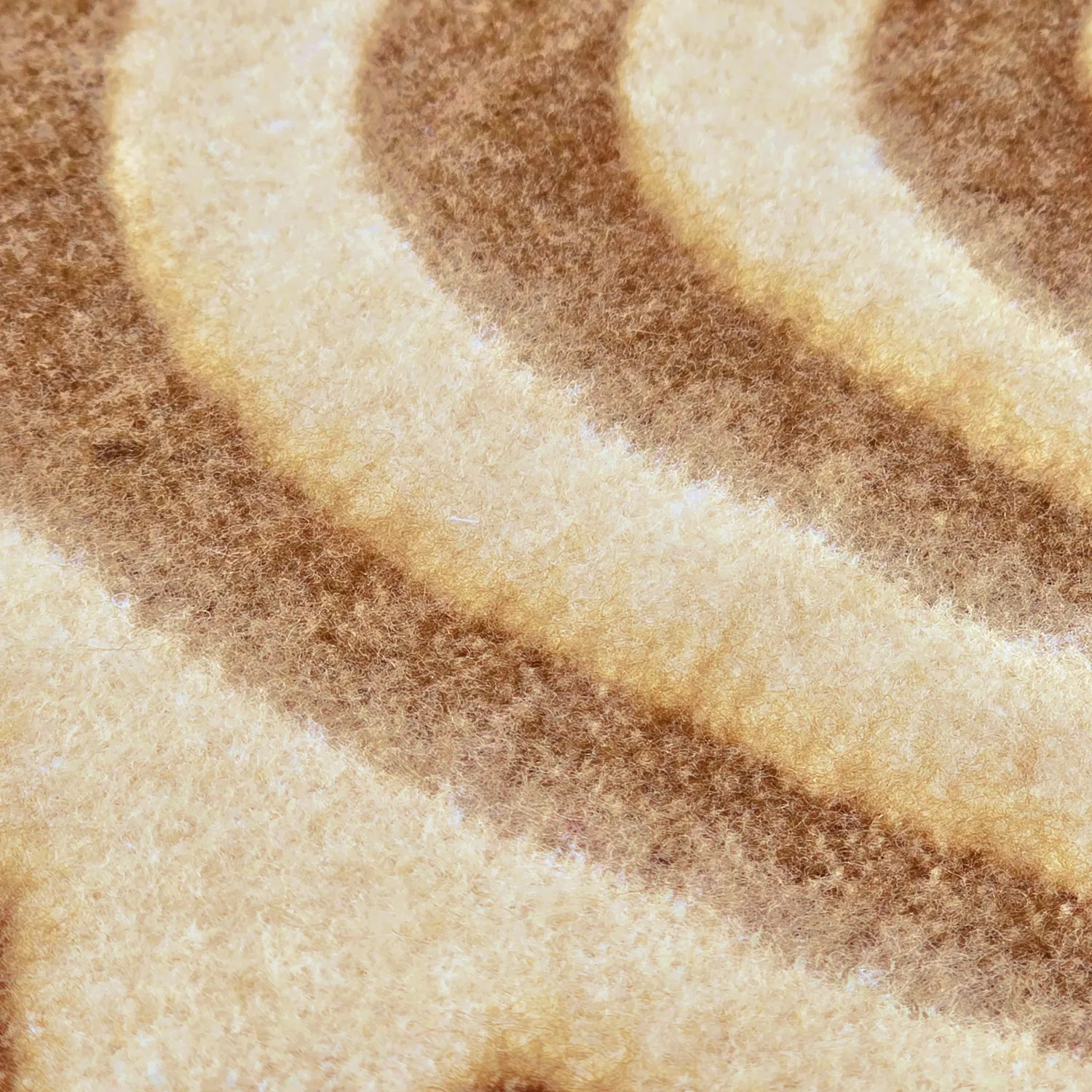 Filtar - Pläd i ullmix - Melody (brun/beige)