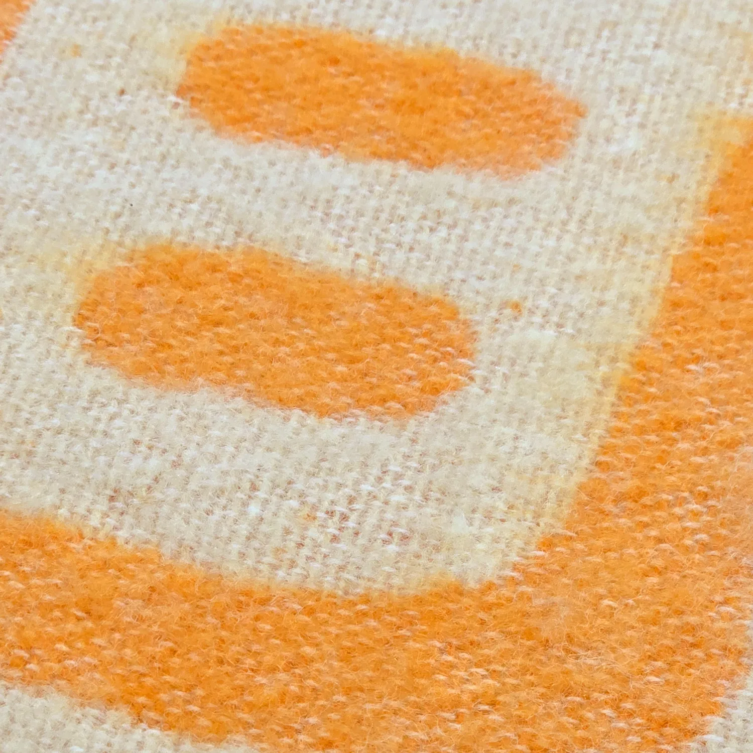 Filtar - Pläd i ullmix - Melody (beige/orange)