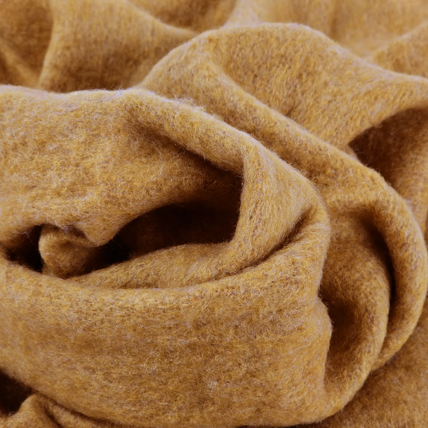 Filtar - Pläd i ullmix - Samantha (gul)