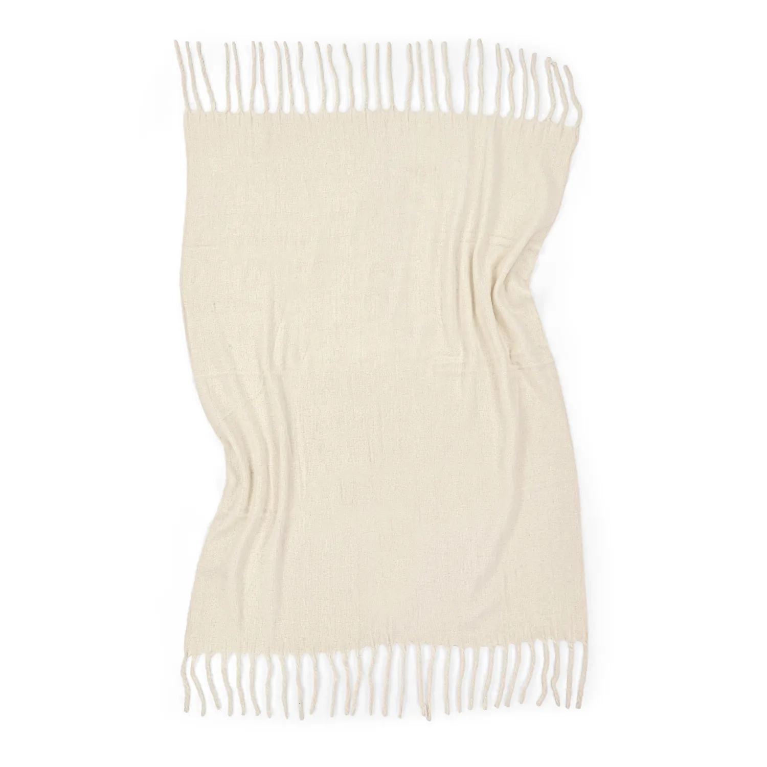 Filtar - Pläd i ullmix - Samantha (offwhite)